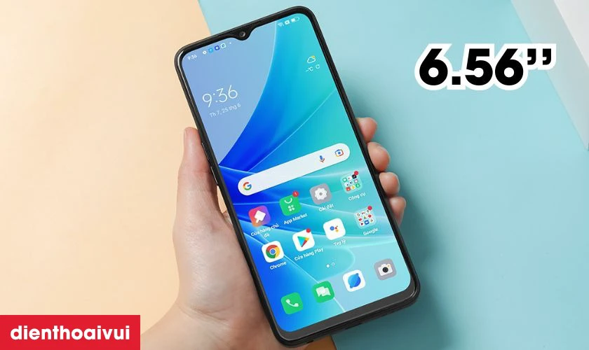 Màn hình rộng thoải mái thao tác