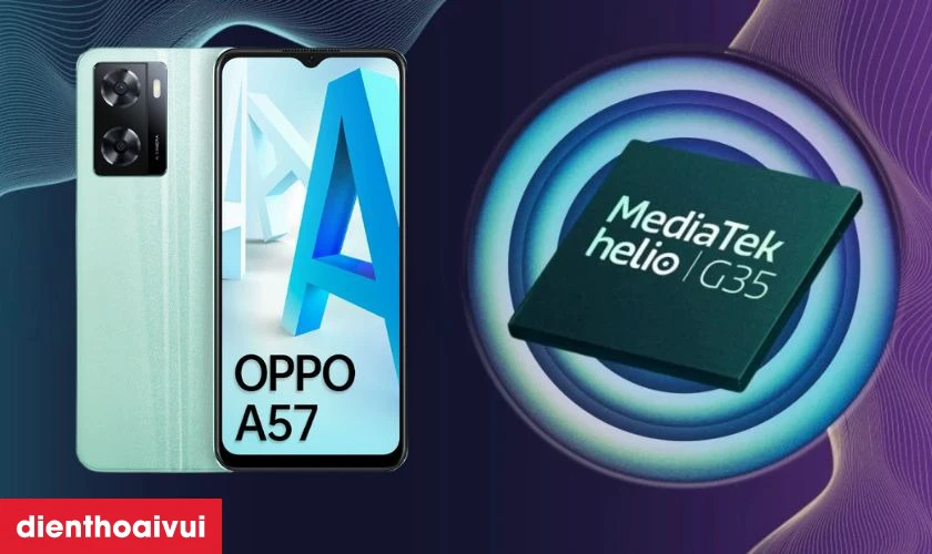 Chip MediaTek Helio G35 mang lại hiệu suất mạnh mẽ