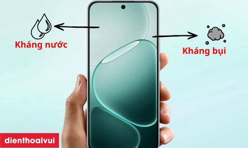 Thiết kế bền bỉ, hỗ trợ kh&aacute;ng nước v&agrave; bụi