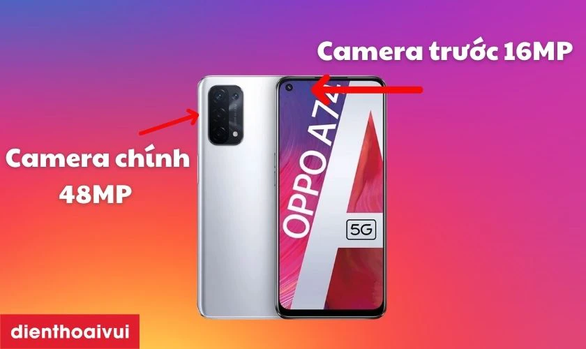 Cụm camera tích hợp AI, chụp hình đẹp lung linh