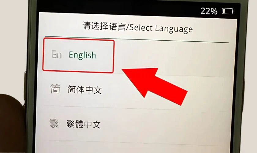 Chọn một ngôn ngữ mà bạn có thể sử dụng