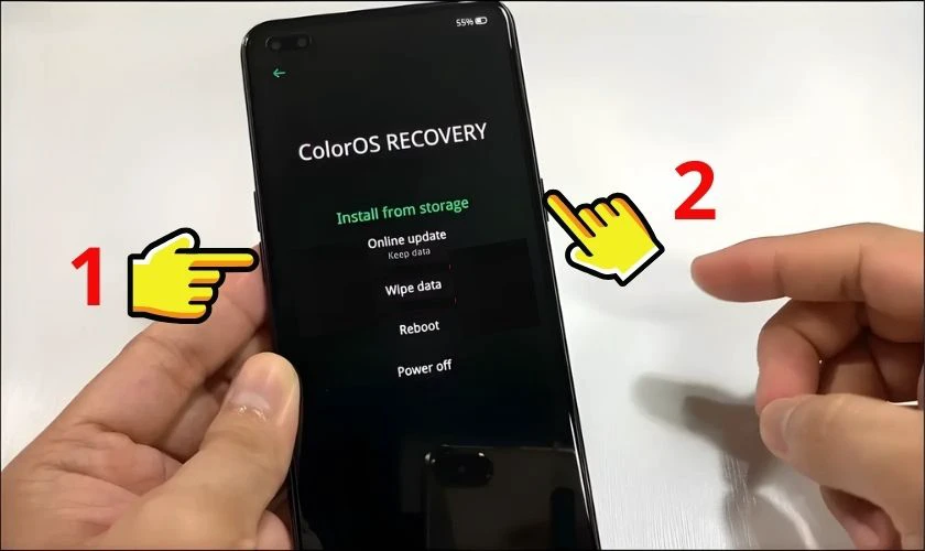 Cách khắc phục OPPO bị lỗi ColorOS Recovery