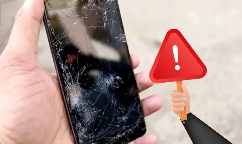 Trường hợp màn hình OPPO hỏng hoàn toàn cần thay mới