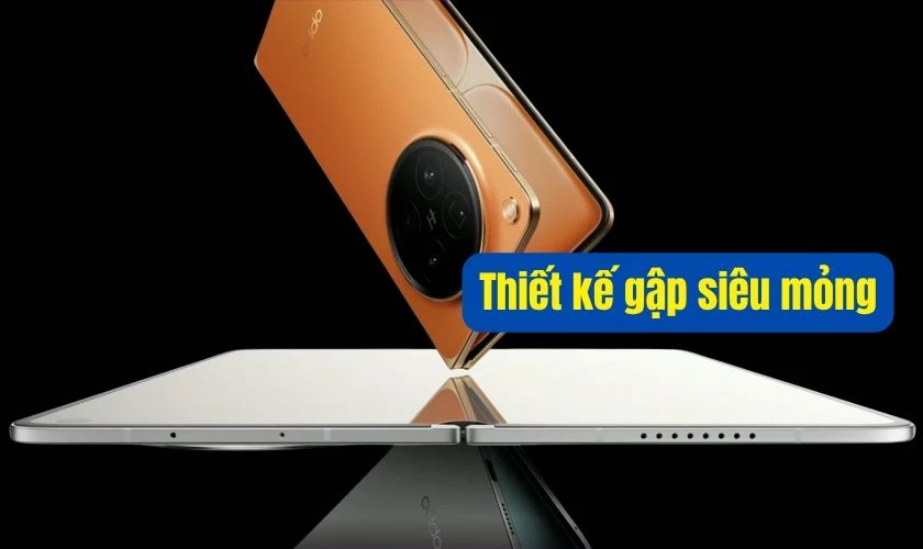 OPPO Find N6 có gì mới - Thiết kế gập siêu mỏng không nếp gấp
