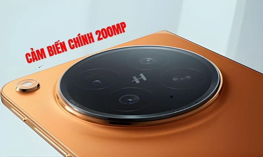 Hệ thống camera được trang bị cảm biến chính 200MP