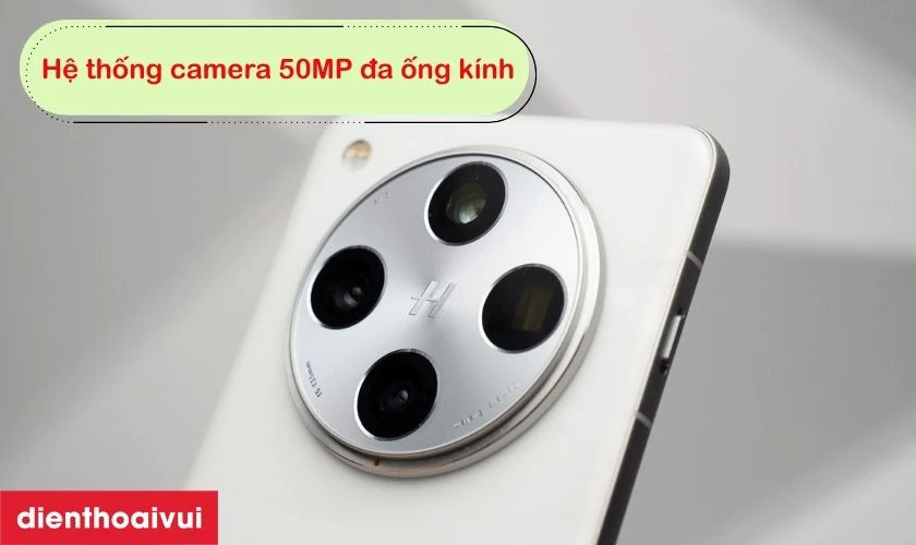 Hệ thống camera 50MP đa ống k&iacute;nh, hỗ trợ quay video 4K