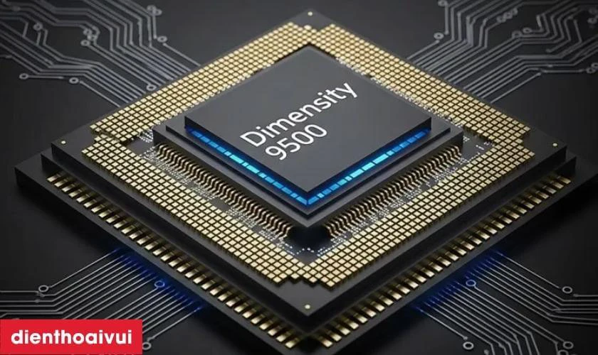 Chip Dimensity 9500 tốc độ 4.21GHz kết hợp RAM 16GB