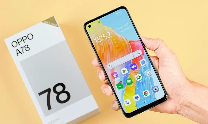 OPPO A78 sở hữu màn hình lớn, hiệu năng tốt