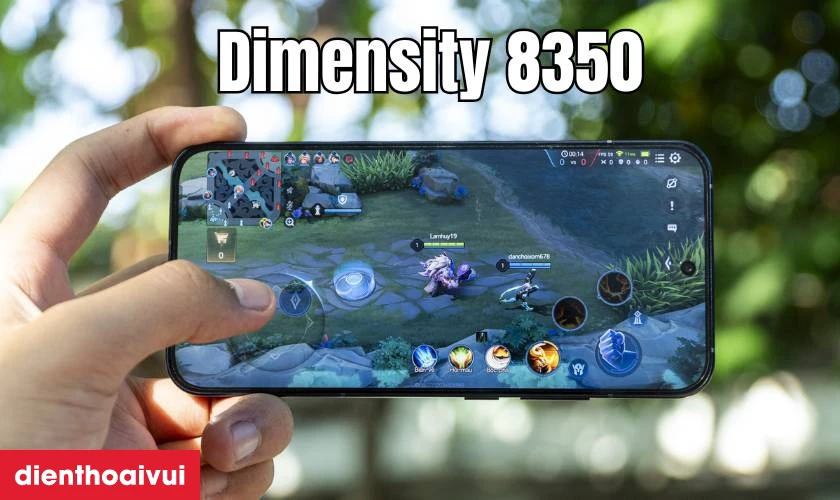 Hiệu năng mạnh mẽ với Dimensity 8350 c&ugrave;ng RAM 12GB