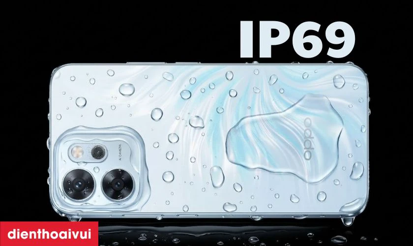 Kh&aacute;ng nước IP69 v&agrave; bảo mật v&acirc;n tay hiện đại
