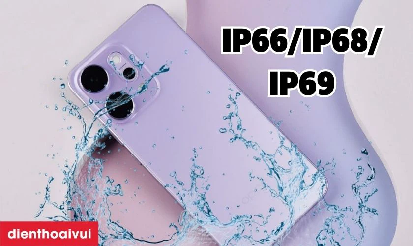 Tính năng kháng nước hỗ trợ an toàn cho thiết bị