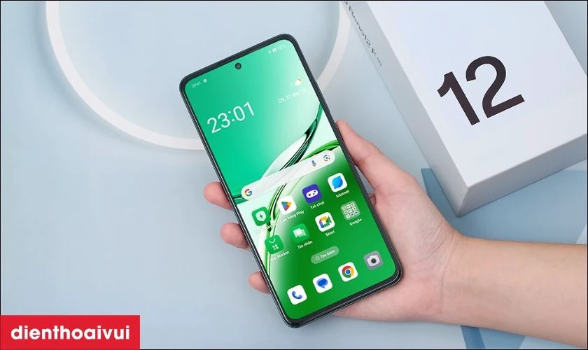 Màn hình AMOLED 120Hz sắc nét