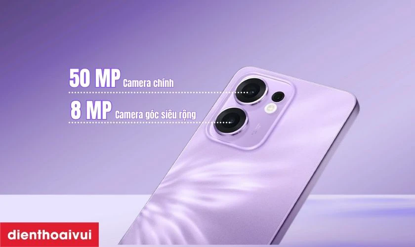 OPPO Reno13 F 5G sở hữu hệ thống camera linh hoạt với độ ph&acirc;n giải cao