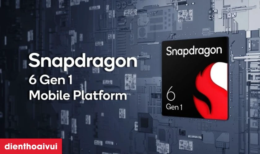 Hiệu năng mượt m&agrave; với d&ograve;ng chip Snapdragon 6