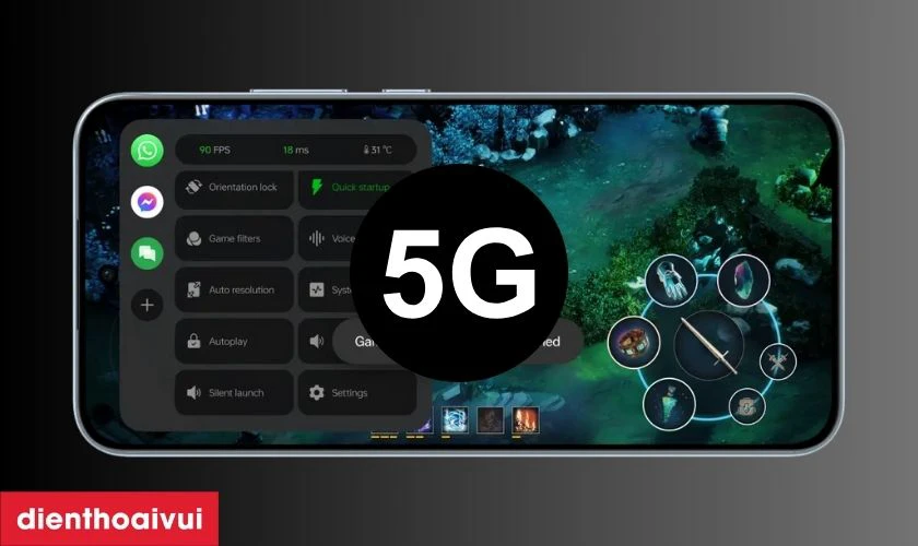 Hỗ trợ kết nối 5G, Wi-Fi băng tần kép và Bluetooth 5.3