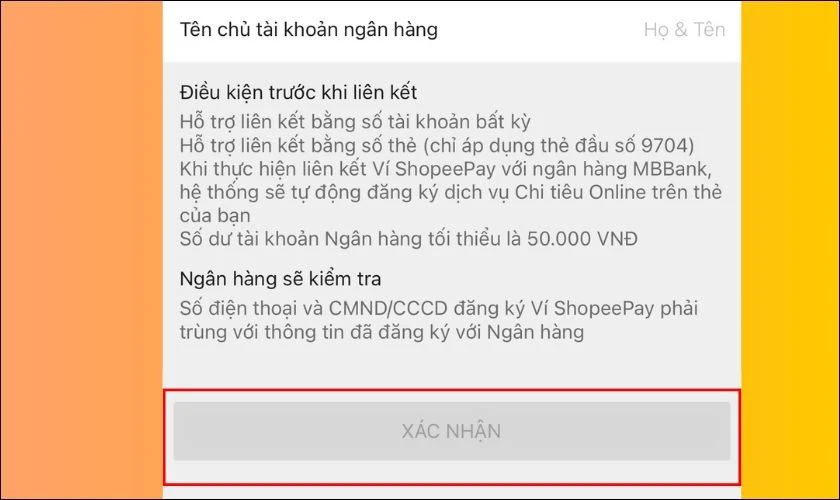 Tại sao liên kết ShopeePay không được?