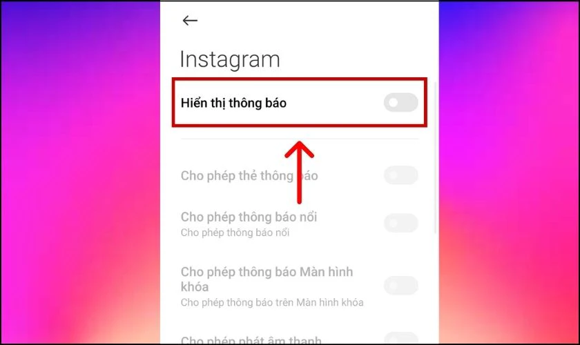 Có cách tắt âm thanh thông báo Instagram không?