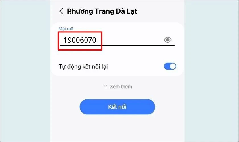 Mật khẩu Wifi xe Phương Trang Đà Lạt mới nhất 2026