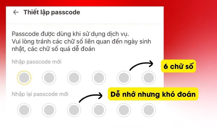 Quy tắc đặt Passcode của VNeID là gì?