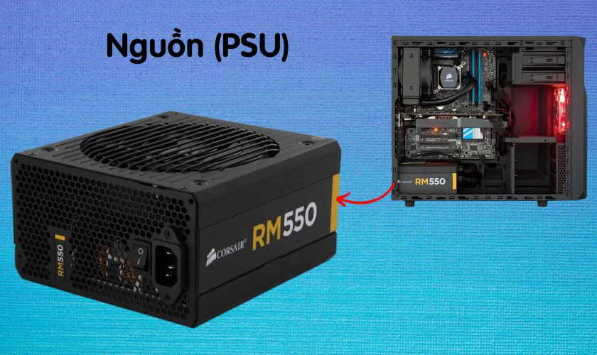 Nguồn (PSU) cung cấp năng lượng cho máy tính hoạt động