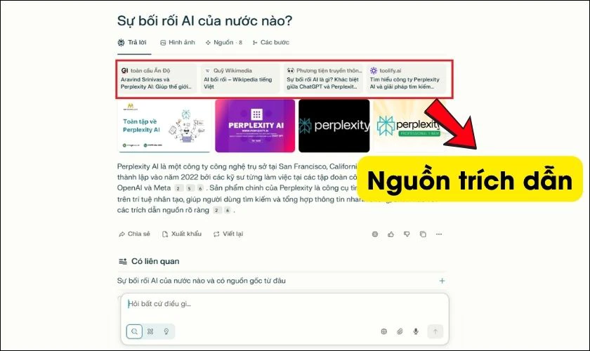 Trả lời câu hỏi có dẫn nguồn tin cụ thể