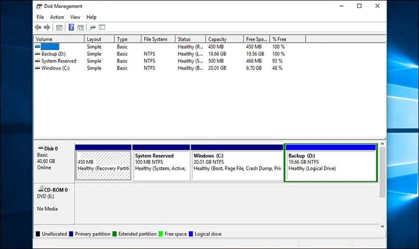 Windows Disk Management