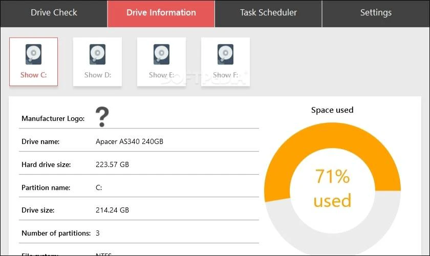 Phần mềm kiểm tra ổ cứng CheckDrive