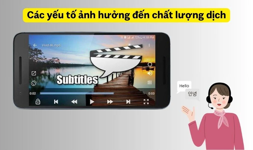 Các yếu tố ảnh hưởng đến chất lượng dịch