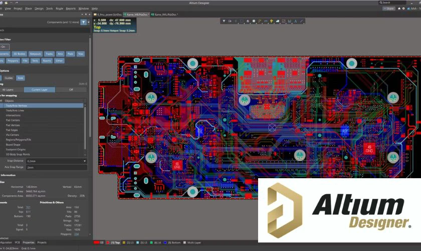 Phần mềm vẽ mạch điện Altium Designer
