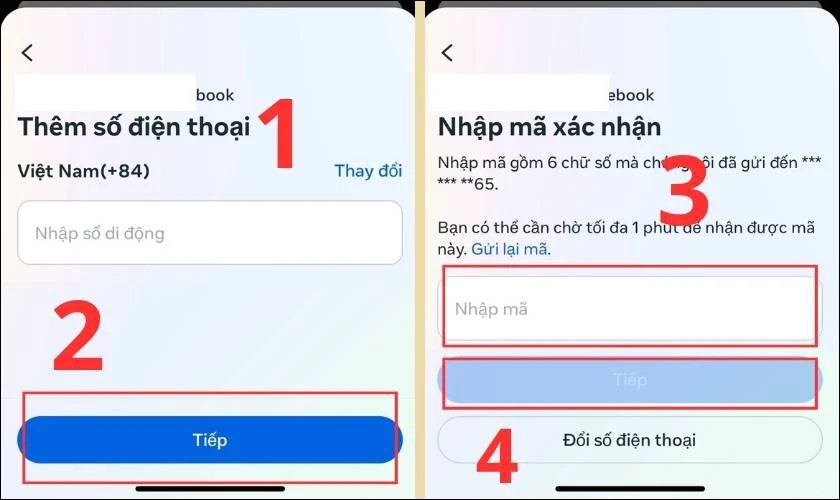 Nhập số điện thoại