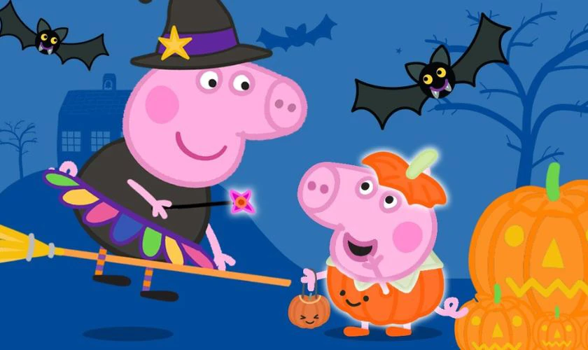 Tiệc Bí Ngô Halloween Của Peppa Pig