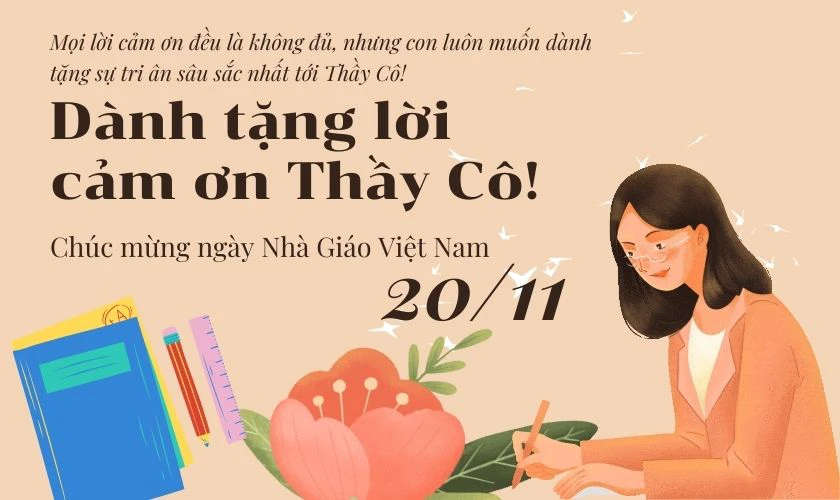 Phông chữ Chonburi chào mừng ngày Nhà giáo Việt Nam