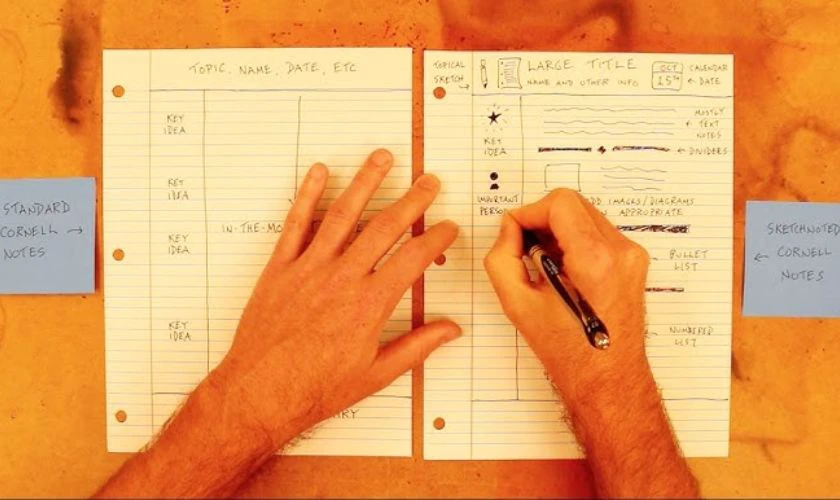 Ghi chú thông minh: Cornell, Bullet Journal, Highlight theo màu