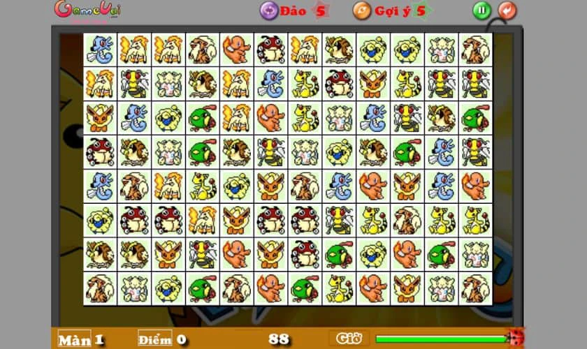 Cách chơi game Pikachu trên PC