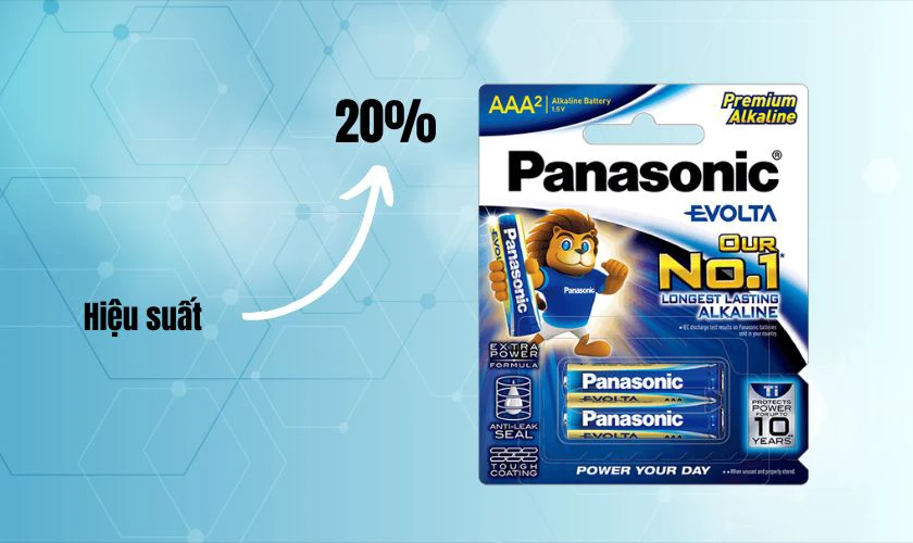 Pin kiềm AAA Evolta của Panasonic