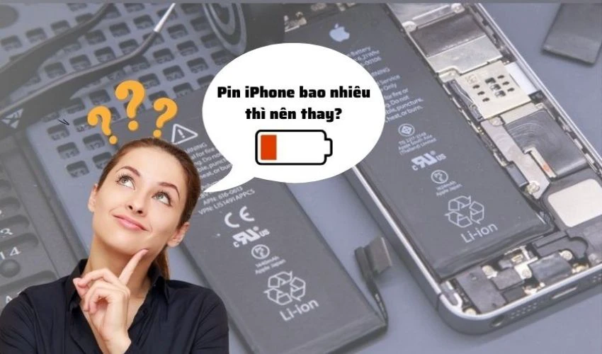 Pin iPhone dưới bao nhiêu thì thay? Thời điểm thay pin phụ thuộc vào nhiều yếu tố