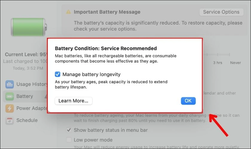 Pin MacBook Air M1 dùng được bao lâu thì thay pin?