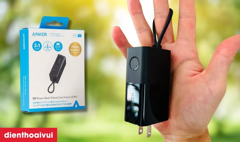 Đặc điểm của sản phẩm Pin sạc dự phòng Anker 511 Powercore Fusion 1C 20W 5000mAh A1633