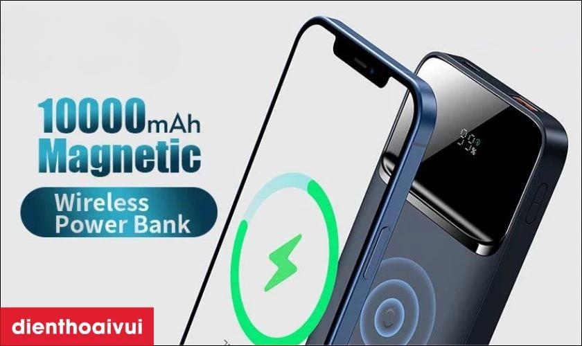 Dung lượng pin 10.000mAh đáp ứng nhu cầu năng lượng cho nhiều thiết bị