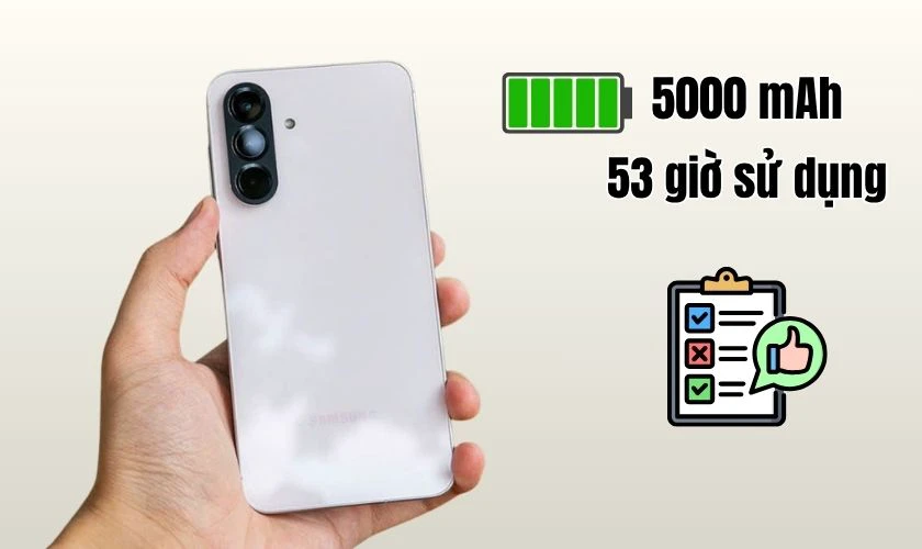 Đánh giá dung lượng pin Samsung Galaxy A37