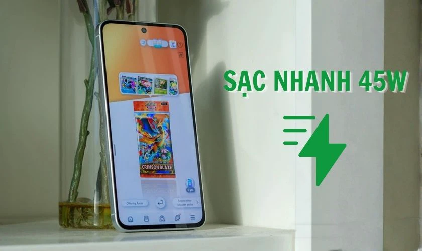 Samsung Galaxy A57 có sạc nhanh không?