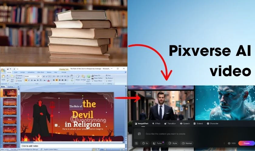 Pixverse AI tạo ra cơ hội để nâng cao chất lượng truyền đạt kiến thức