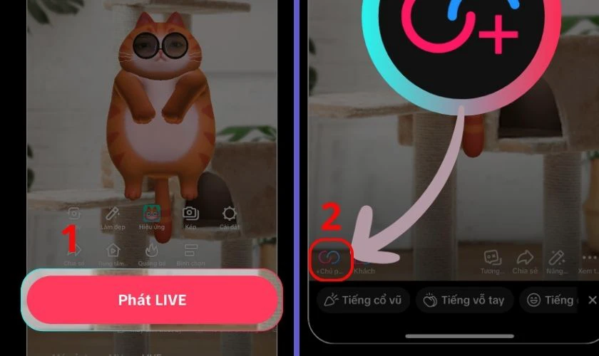 Hướng dẫn live đấu PK trên TikTok