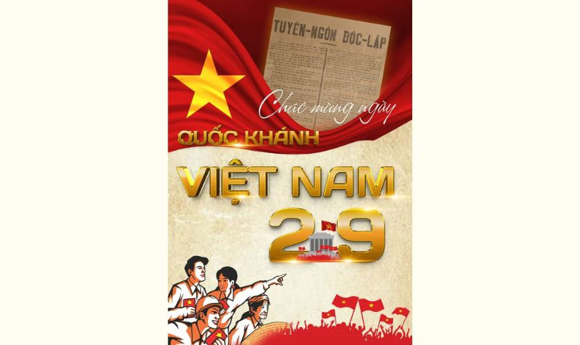 Ảnh chào mừng Quốc khánh 2/9 chất lượng