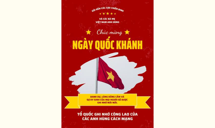 Background chúc mừng 2/9