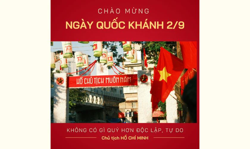 Poster 2/9 chủ đề tôn vinh, tự hào