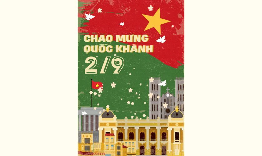 Ảnh chào mừng Quốc khánh 2/9 cực nét