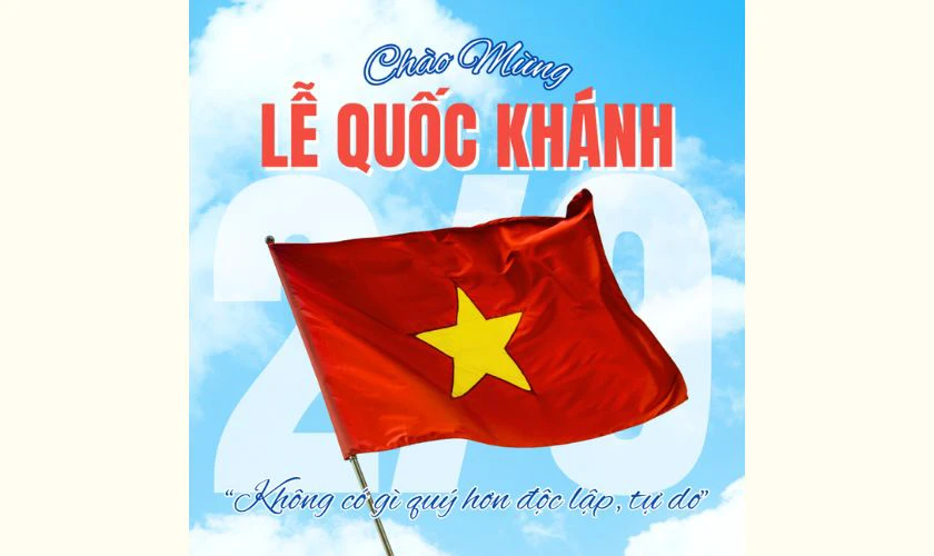 Poster chào mừng Quốc khánh