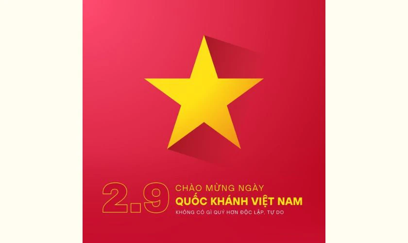 Hình ảnh lá cờ Việt Nam rõ nét