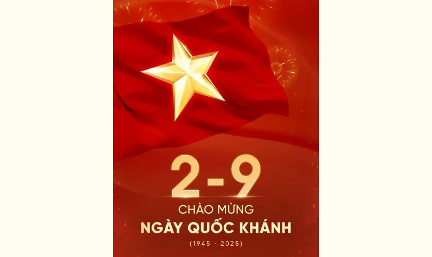 Lá cờ tung bay chào mừng 2/9